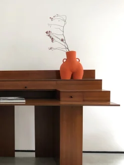 Discount HOFF LOVE HANDLES VASE ORANGE